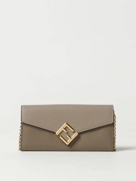 fendi iridia white|Fendi leather wallet.